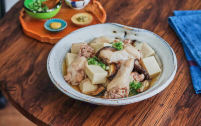 高野豆腐と鶏手羽のかんたん煮