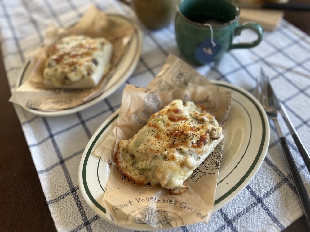 クリーミー♪こうや豆腐クロックムッシュ